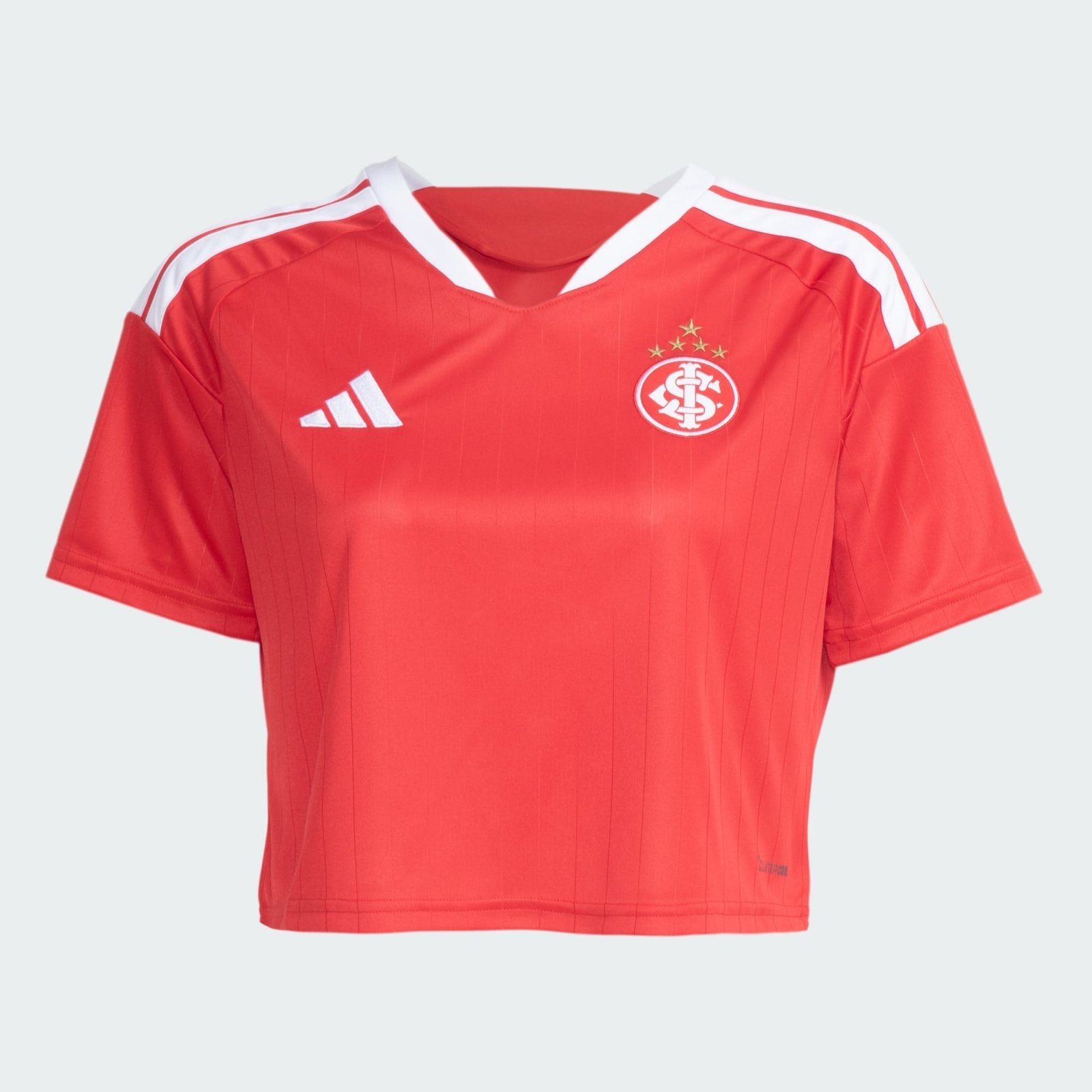 Camisa Feminina Cropped Adidas Internacional 2026/27 I Camisa Feminina Cropped Adidas Internacional 2026/27 I