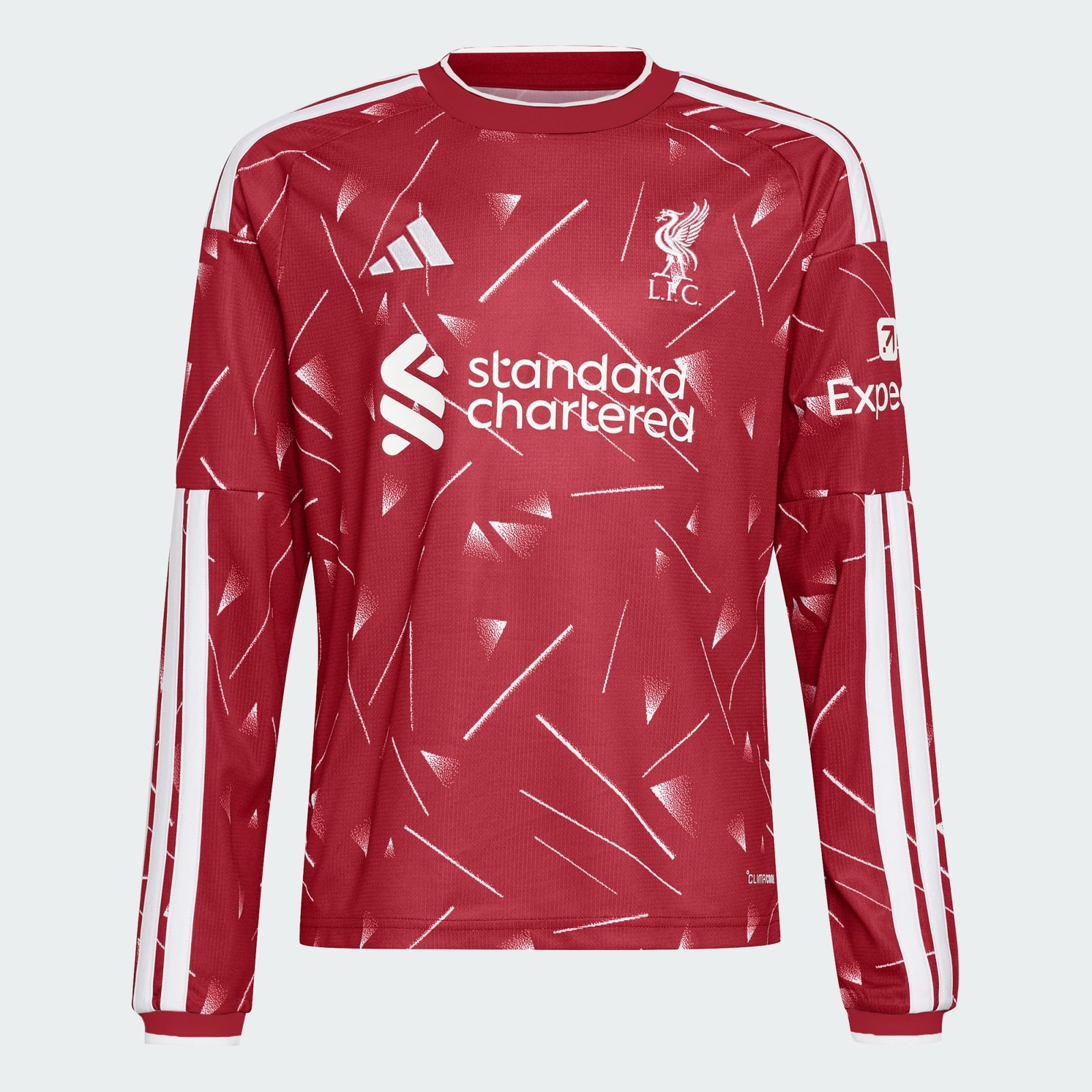 Camisa Manga Longa Infantil Adidas Liverpool 2026/27 I Camisa Manga Longa Infantil Adidas Liverpool 2026/27 I