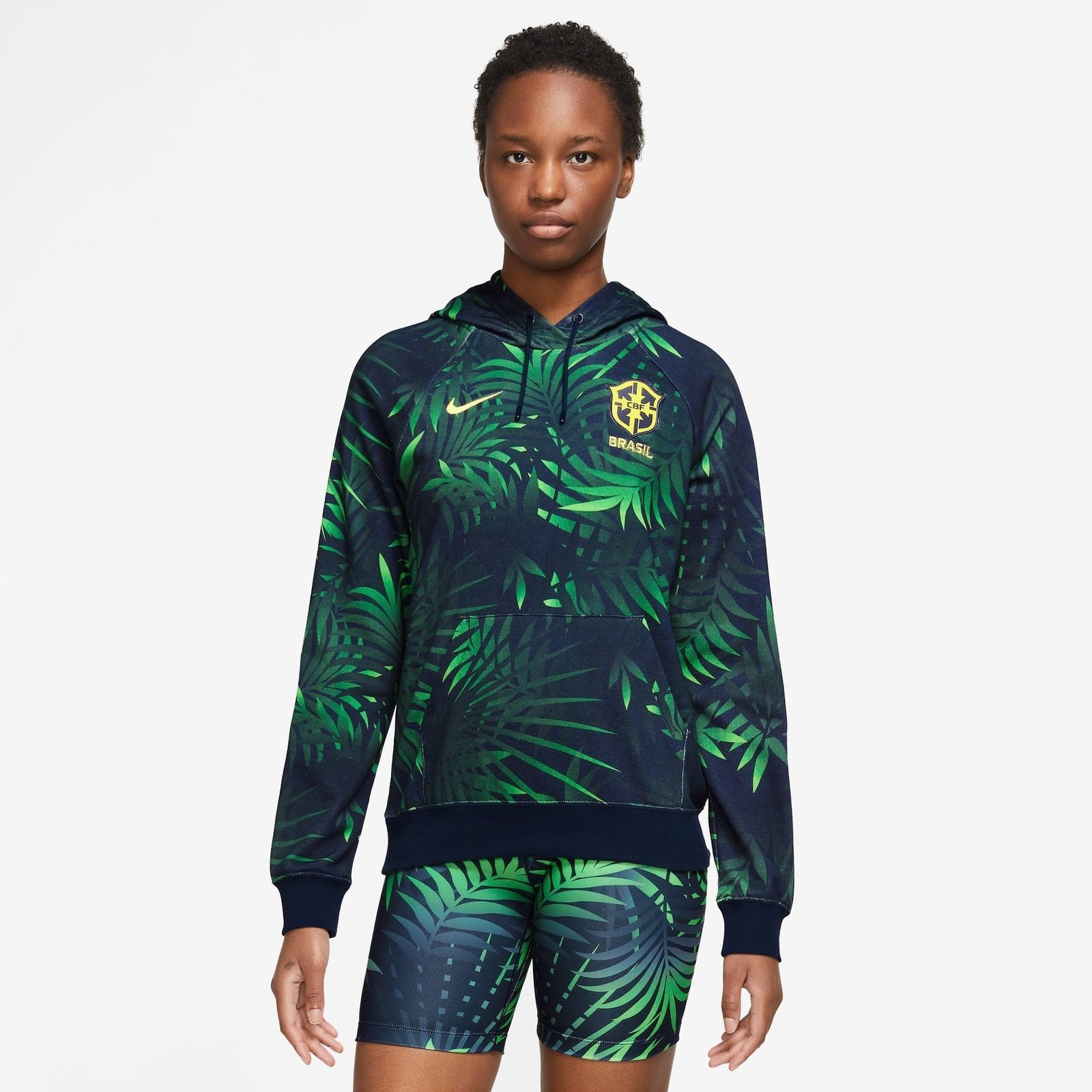Blusão Nike Brasil Essential Feminino Blusão Nike Brasil Essential Feminino