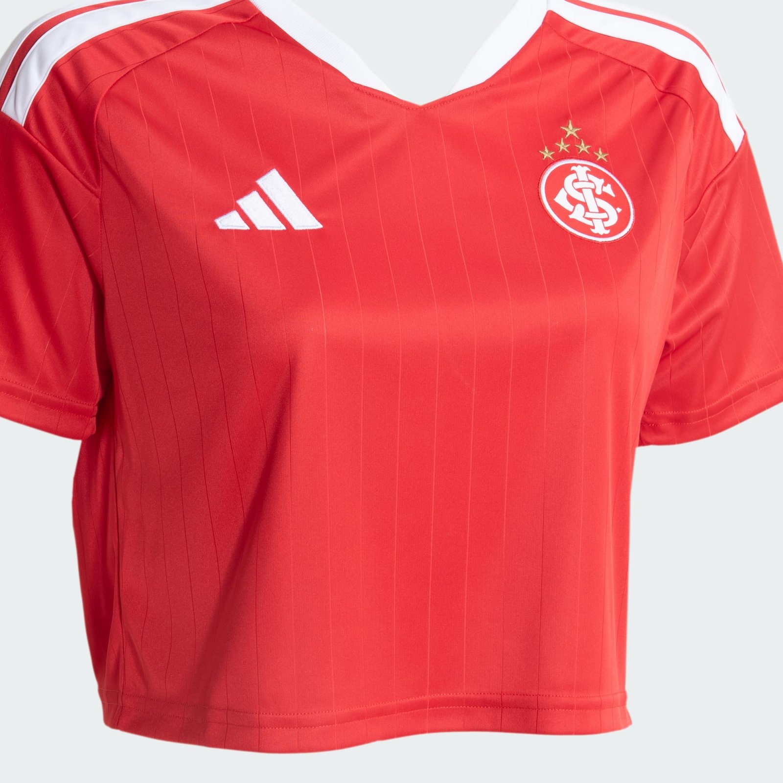 Camisa Feminina Cropped Adidas Internacional 2026/27 I Camisa Feminina Cropped Adidas Internacional 2026/27 I