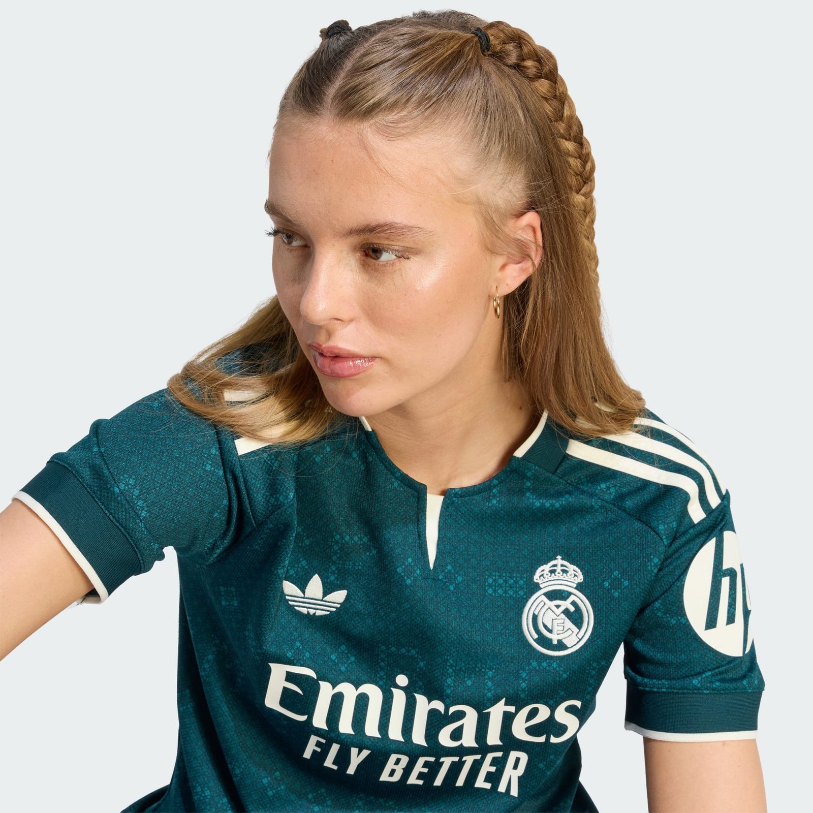 Camisa Feminina Adidas Real Madrid 2026/27 II Camisa Feminina Adidas Real Madrid 2026/27 II