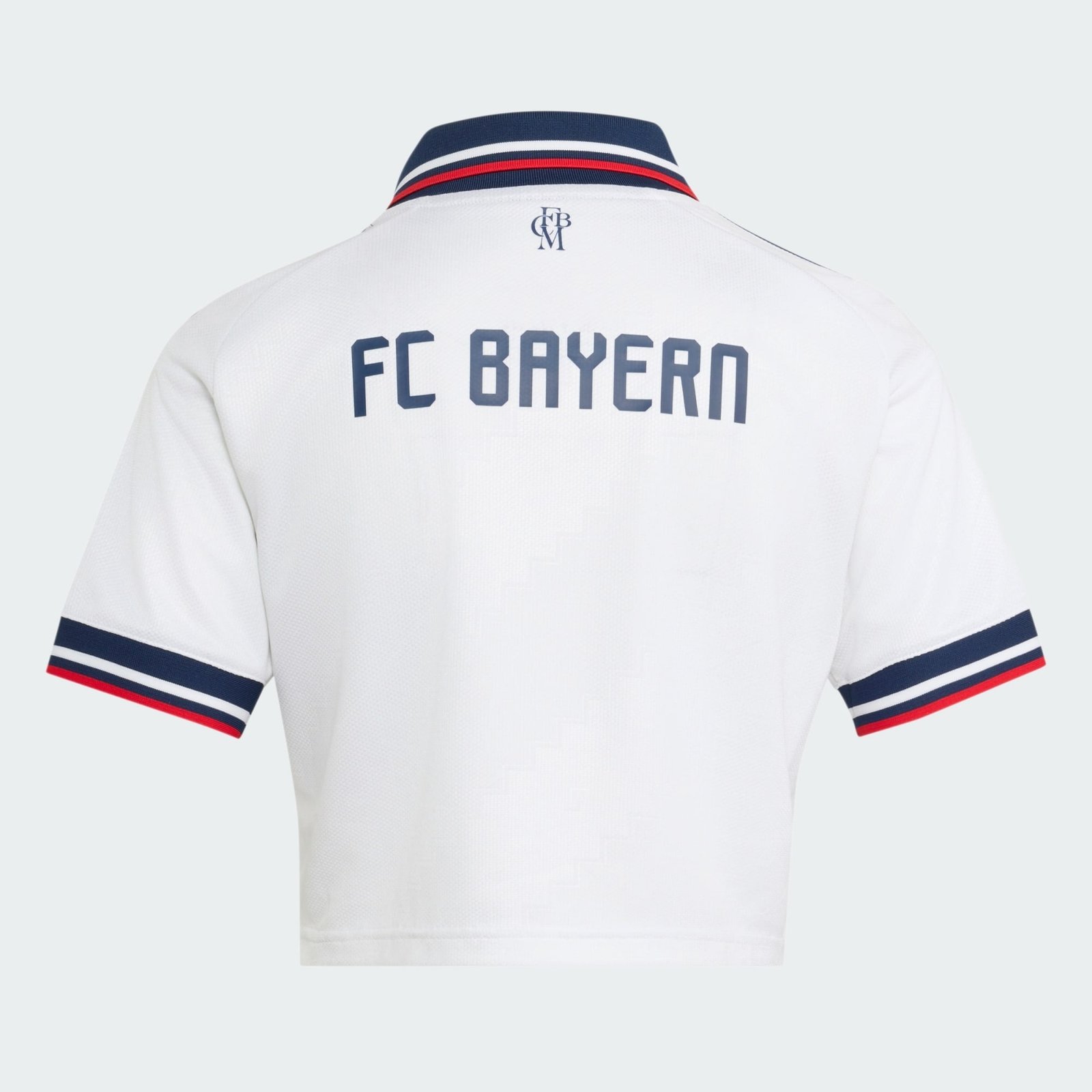 Camisa Feminina Cropped Adidas Bayern de Munique 2026/27 II Camisa Feminina Cropped Adidas Bayern de Munique 2026/27 II