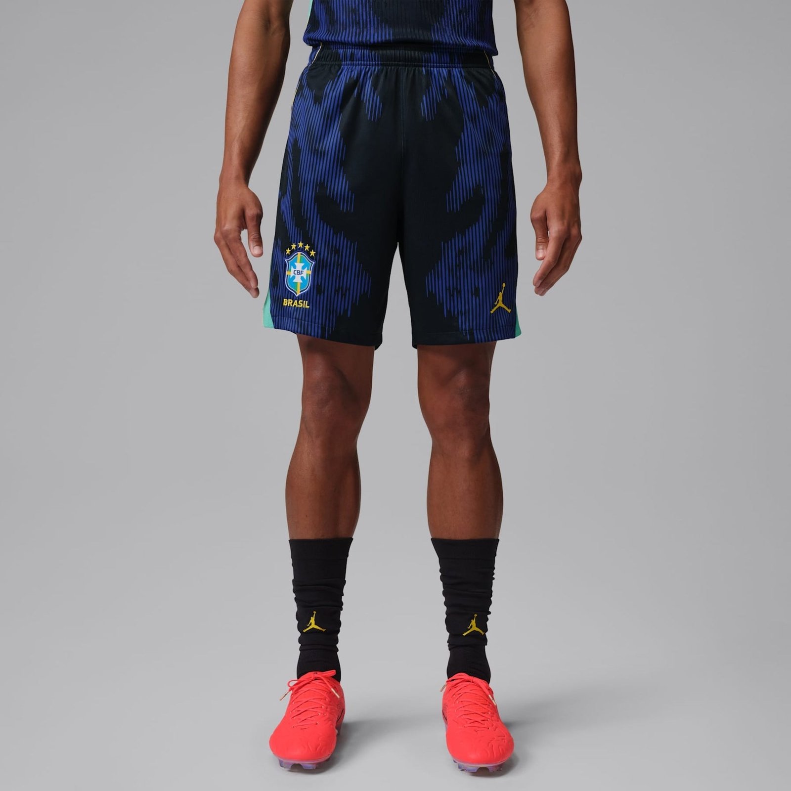 Shorts Brasil Jordan II 2026/27 Torcedor Pro Masculino Shorts Brasil Jordan II 2026/27 Torcedor Pro Masculino