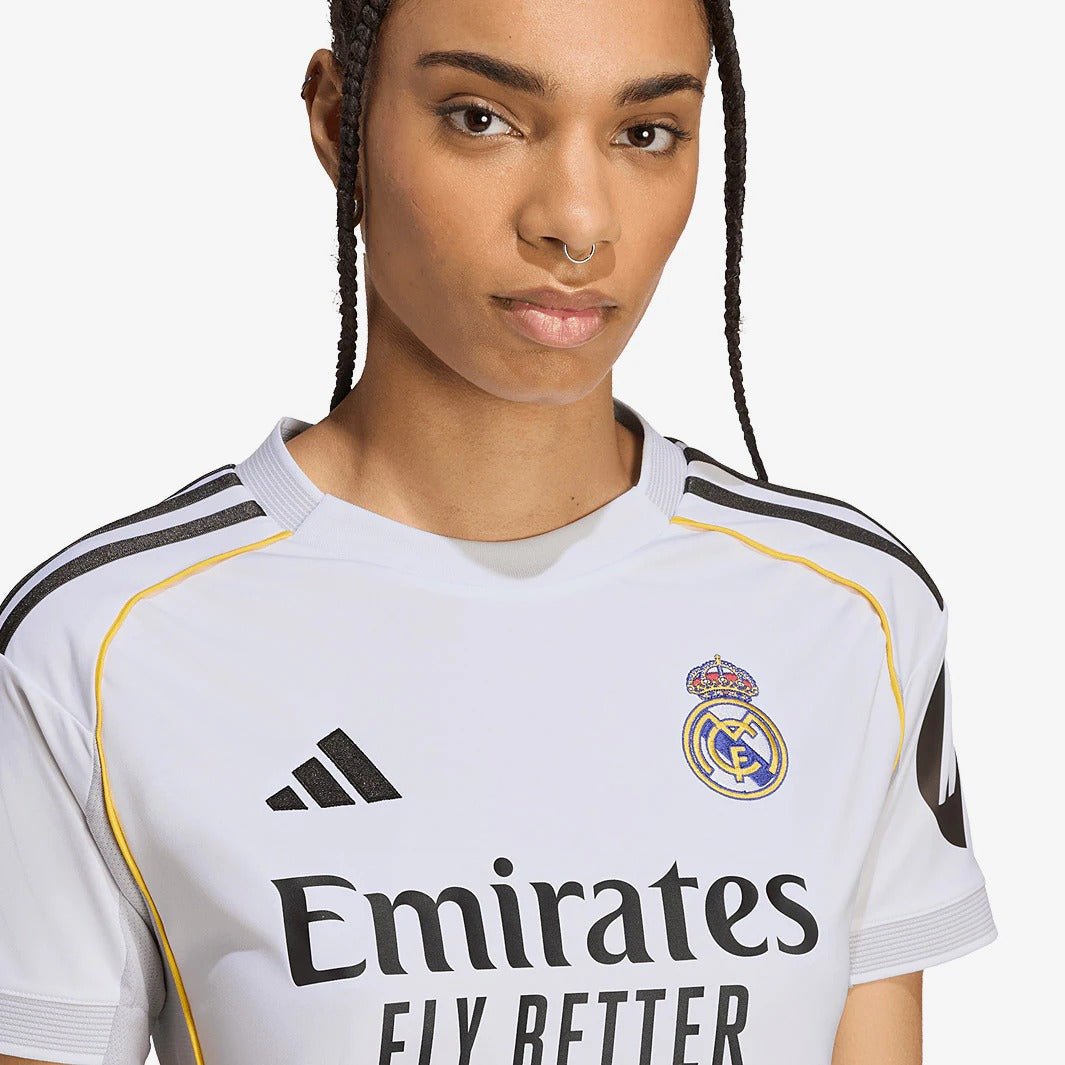 Camisa Feminina adidas Real Madrid 2025/26 I Camisa Feminina adidas Real Madrid 2025/26 I