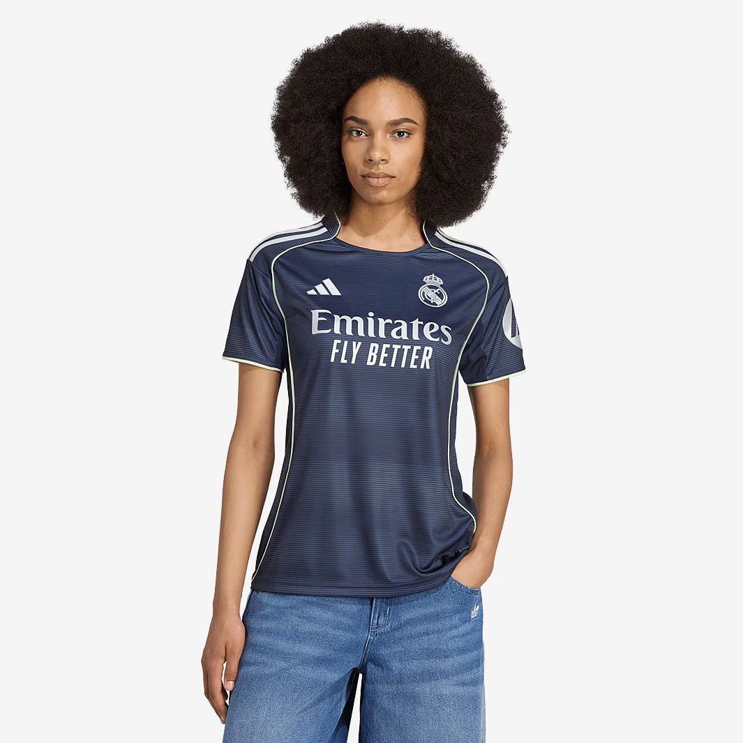 Camisa Feminina adidas Real Madrid 2025/26 II Camisa Feminina adidas Real Madrid 2025/26 II