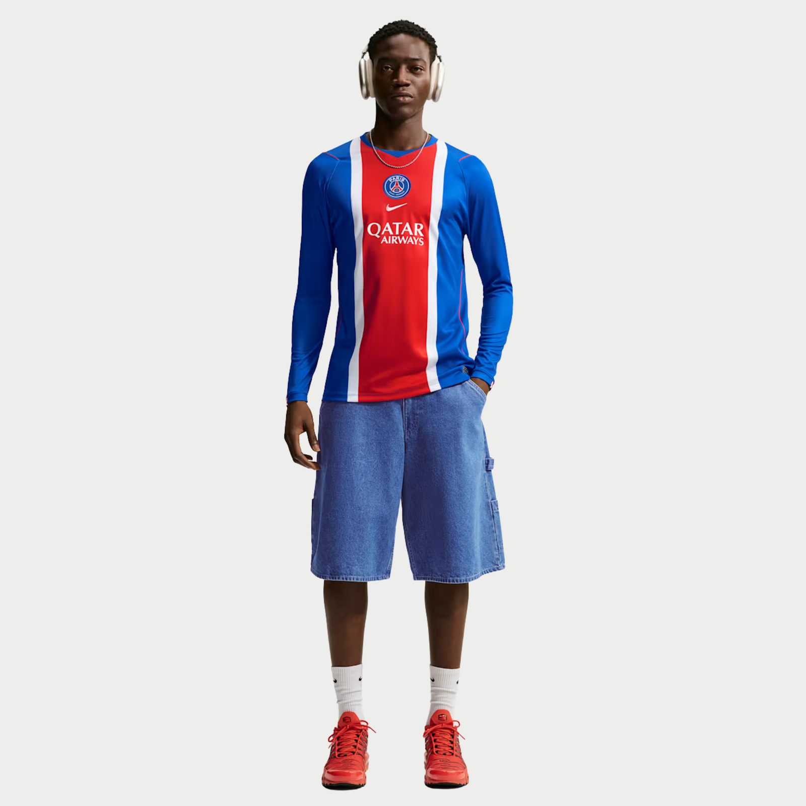 Camisa Manga Longa Nike PSG 2026/27 I Camisa Manga Longa Nike PSG 2026/27 I