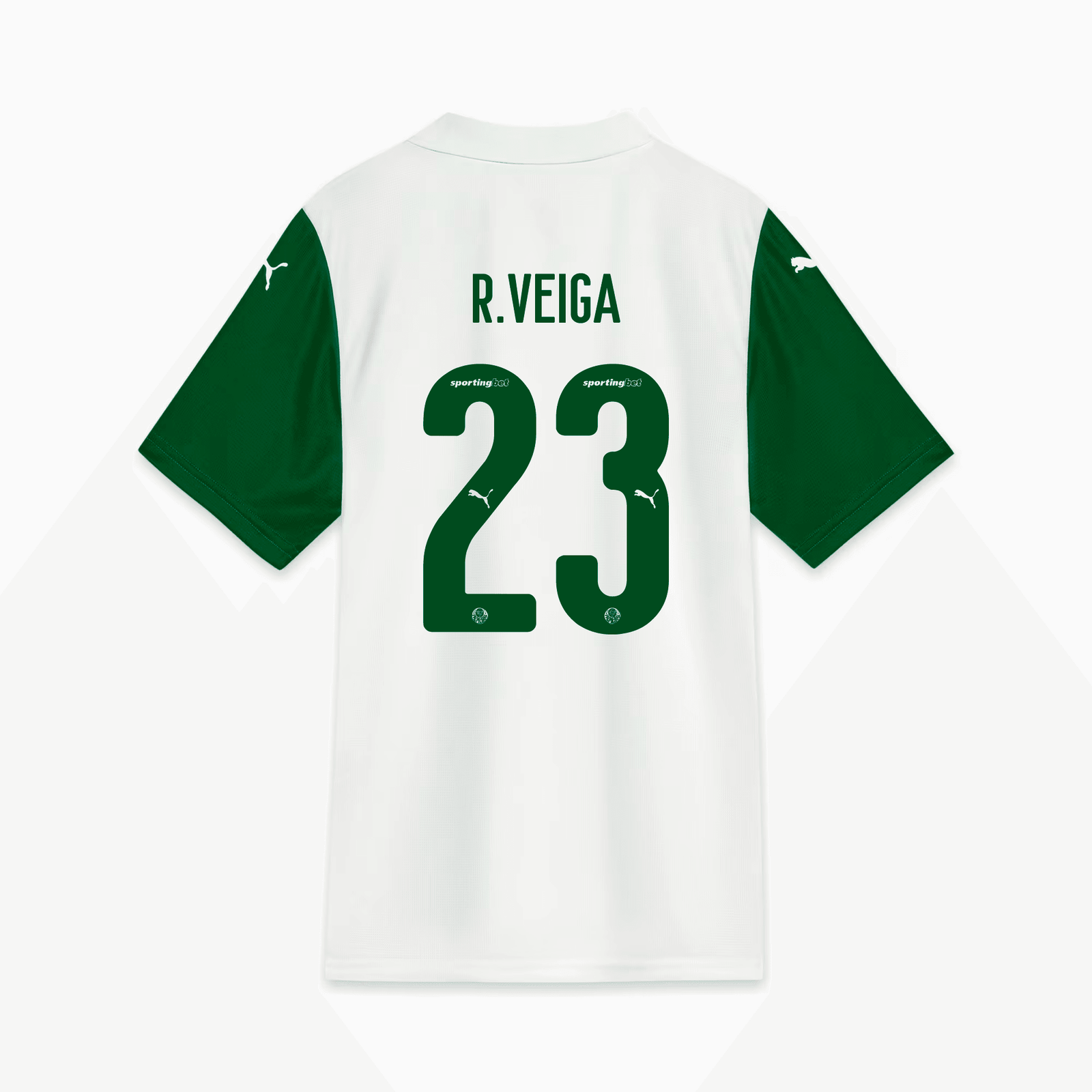 Camisa Puma Palmeiras 2025/26 II - R. Veiga N° 23 Camisa Puma Palmeiras 2025/26 II - R. Veiga N° 23