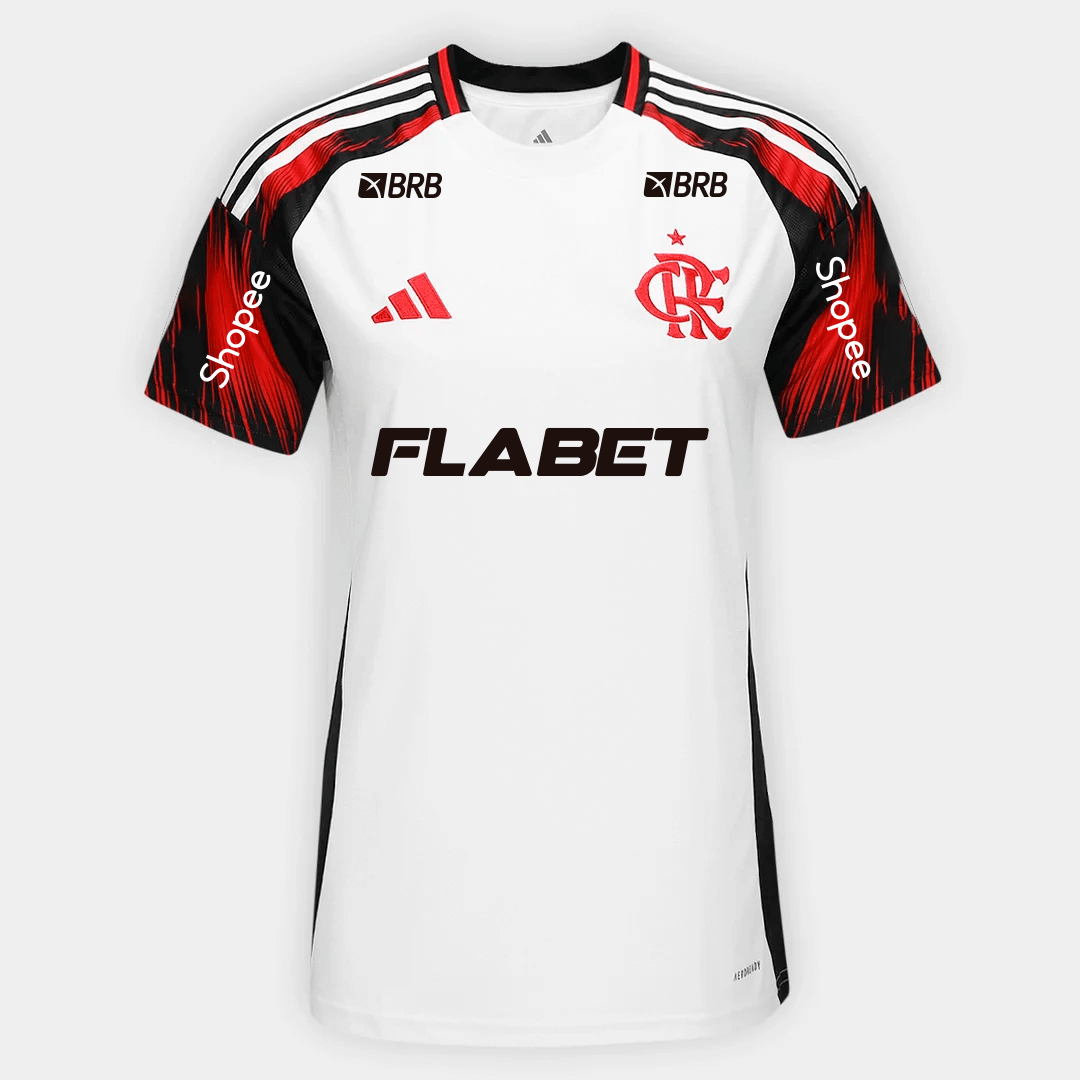 Camisa Feminina Adidas Flamengo 2025/26 II Camisa Feminina Adidas Flamengo 2025/26 II