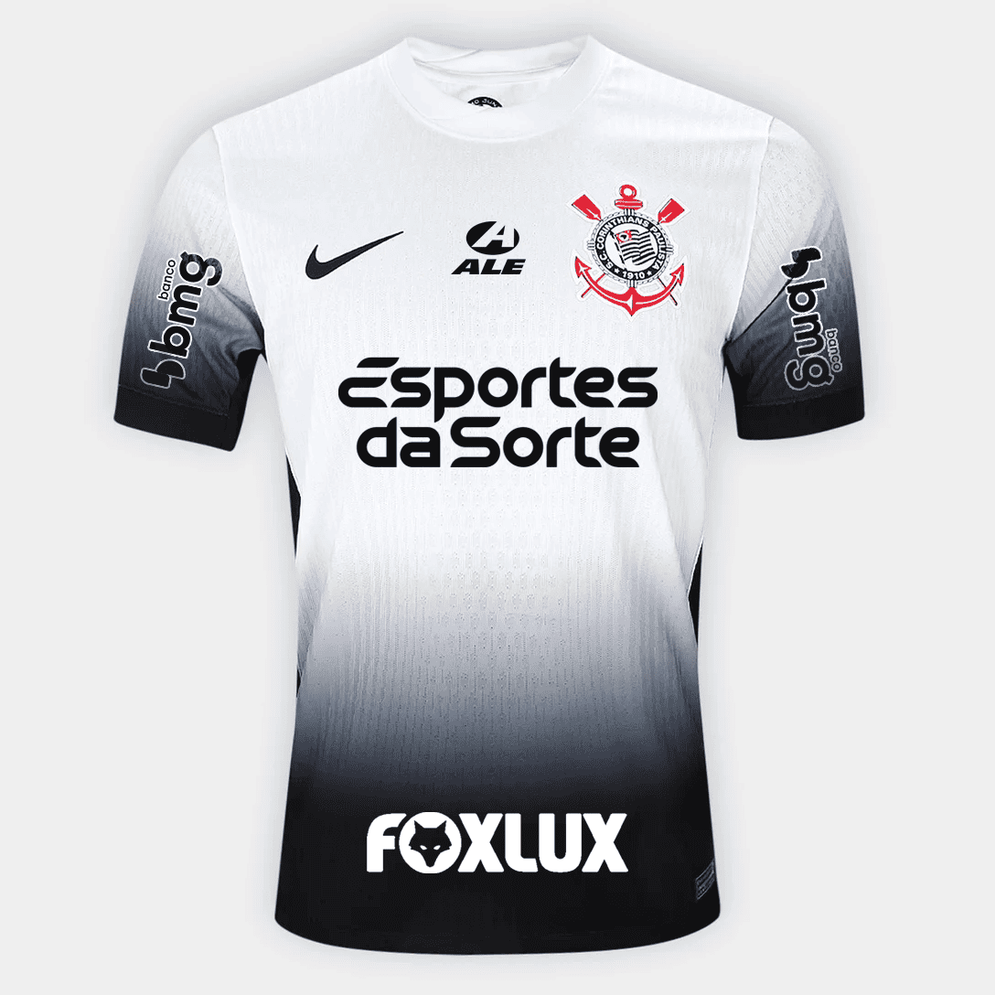 Camisa Nike Corinthians 2024/25 I Jogador Com Patrocínios Camisa Nike Corinthians 2024/25 I Jogador Com Patrocínios
