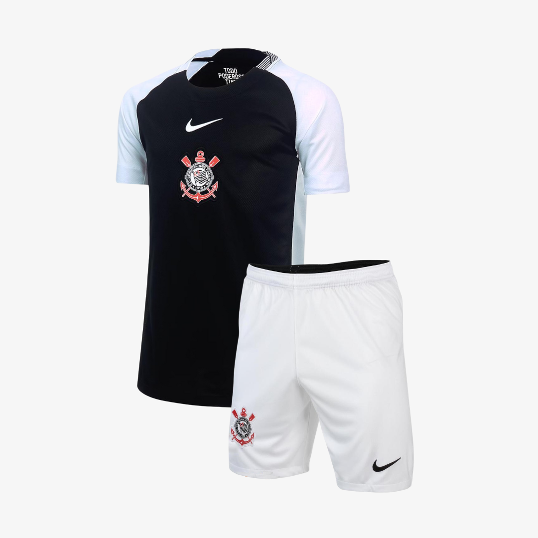 Conjunto Infantil Nike Corinthians 2025/26 II Conjunto Infantil Nike Corinthians 2025/26 II