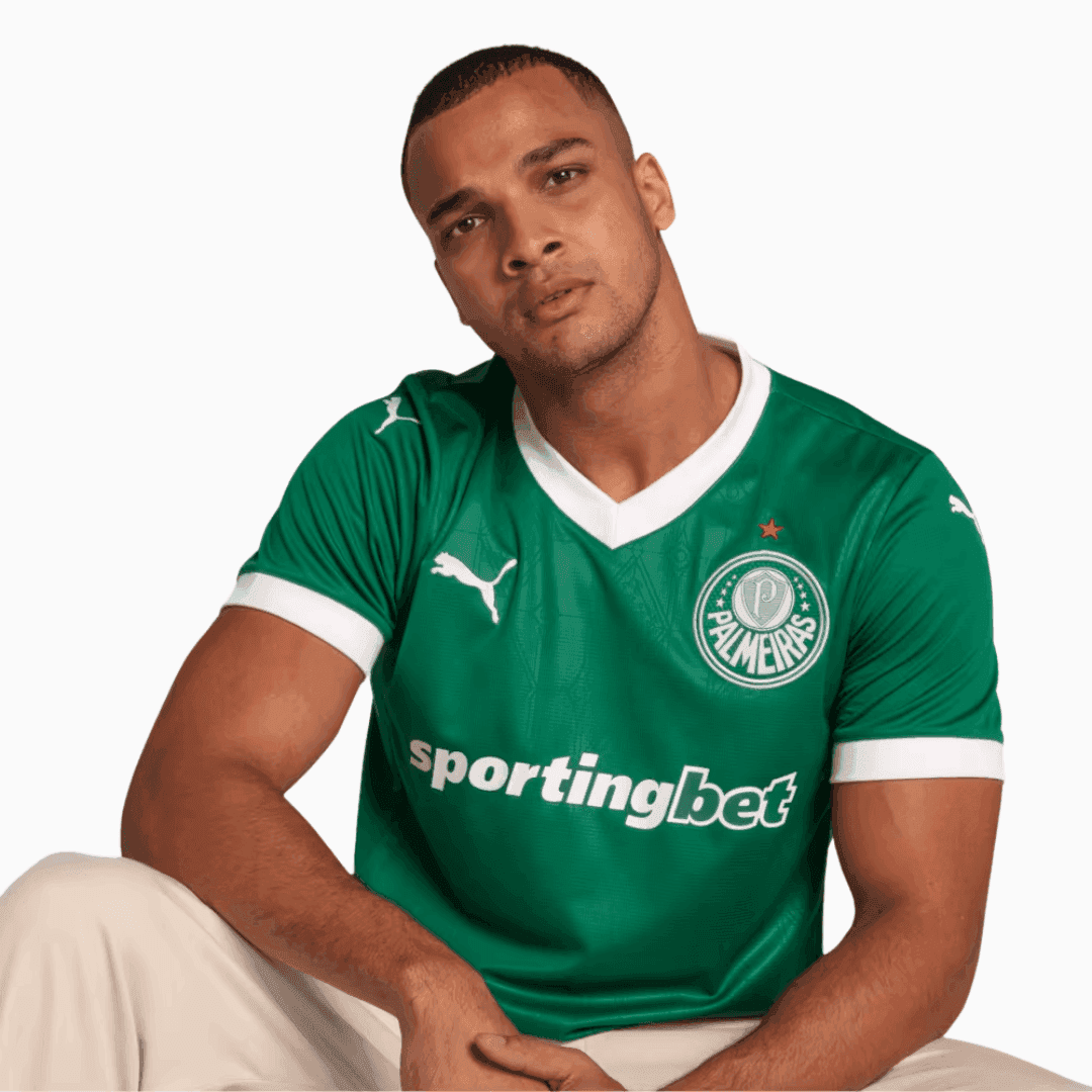 Camisa Puma Palmeiras 2025/26 I - Richard Rios N° 8 Camisa Puma Palmeiras 2025/26 I - Richard Rios N° 8