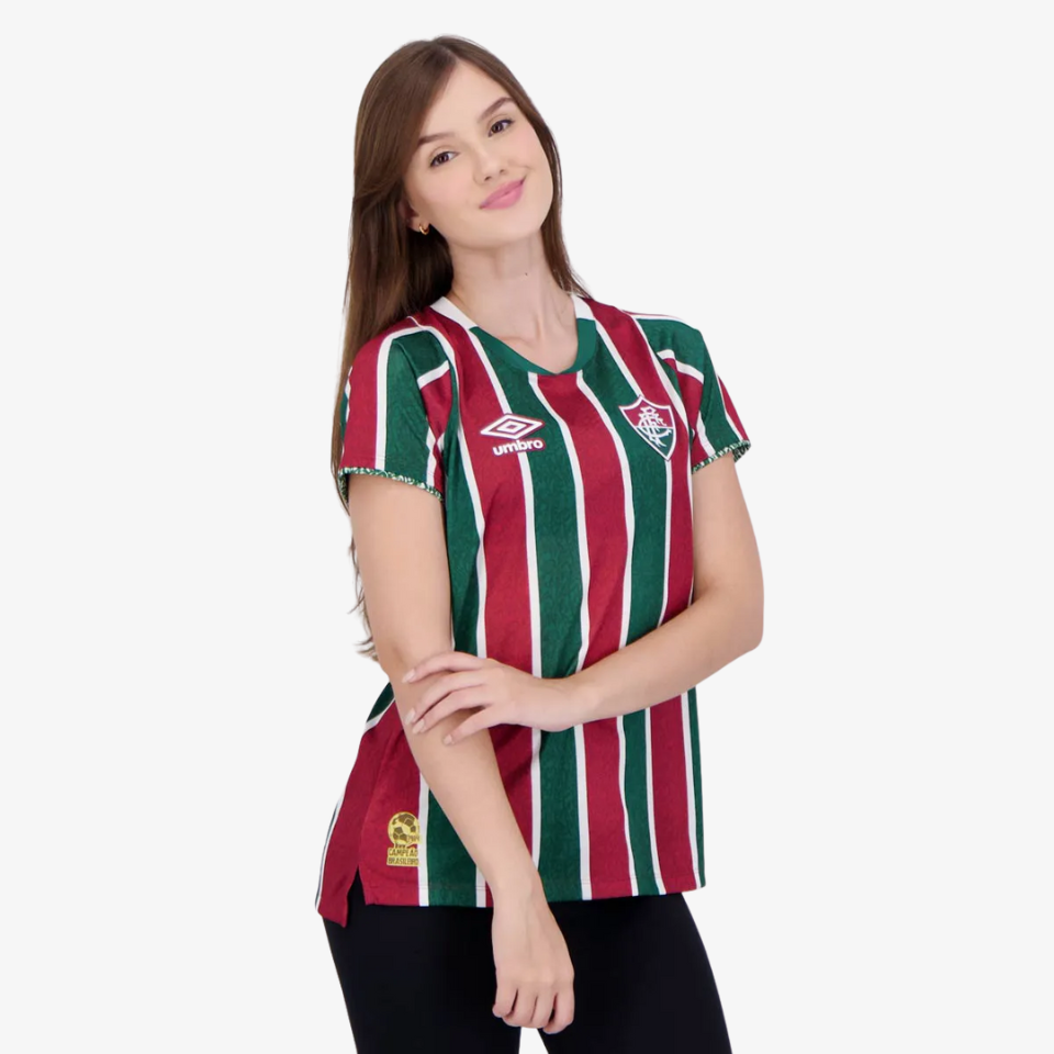 Camisa Feminina Umbro Fluminense 2024/25 I Camisa Feminina Umbro Fluminense 2024/25 I