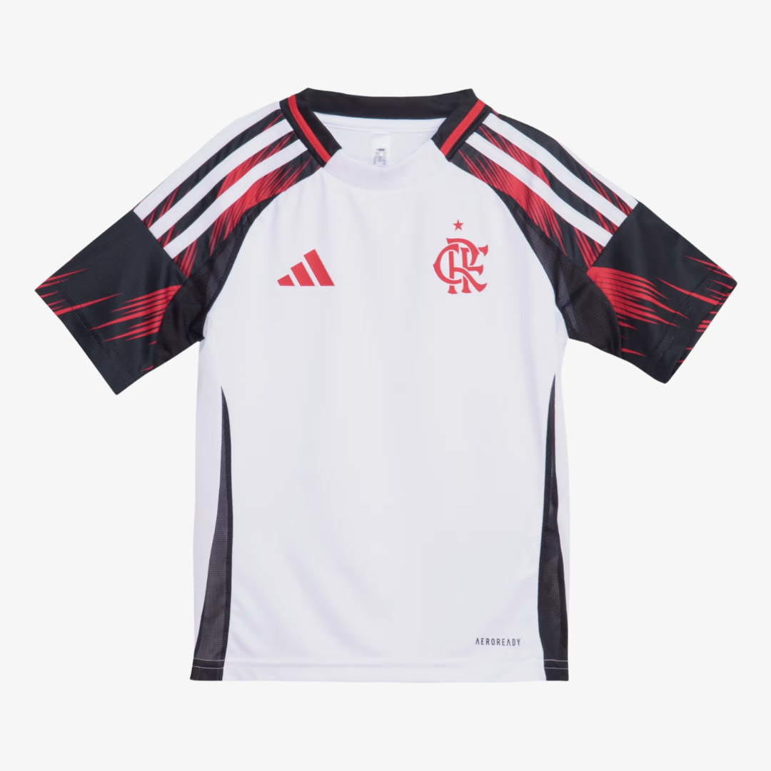 Conjunto Infantil Adidas Flamengo 2025/26 II Conjunto Infantil Adidas Flamengo 2025/26 II