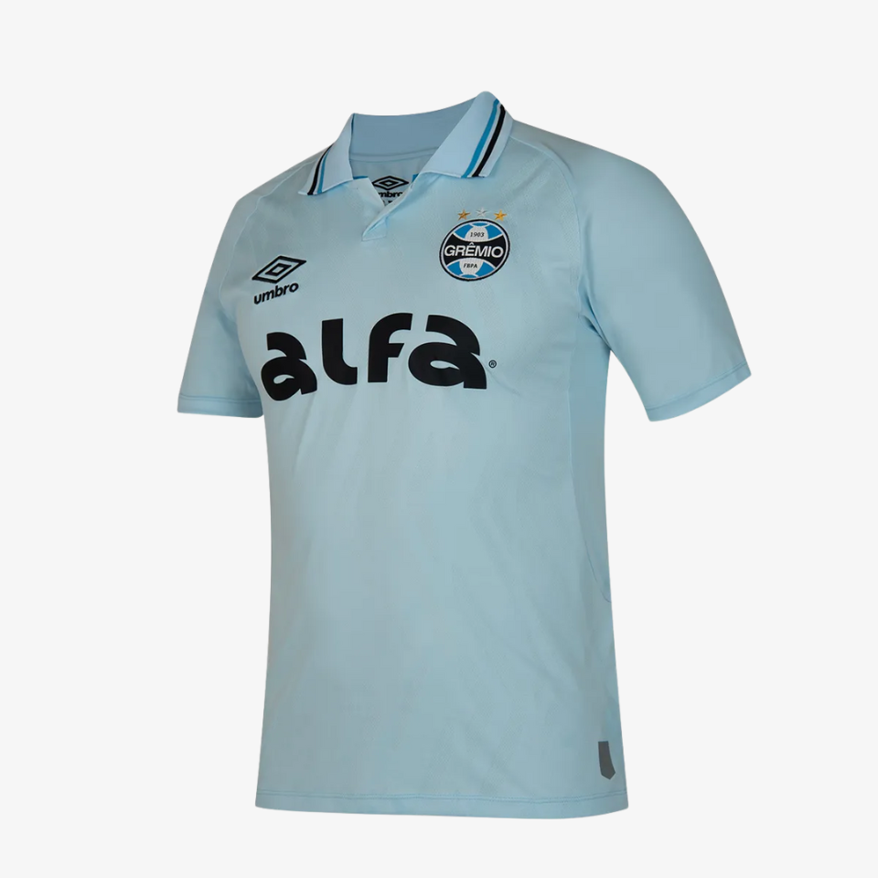 Camisa Umbro Grêmio 2025/26 II Azul Celeste Camisa Umbro Grêmio 2025/26 II Azul Celeste