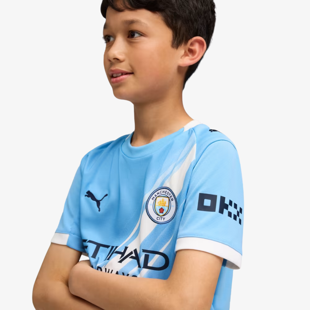 Conjunto Infantil Puma Manchester City 2025/26 I Conjunto Infantil Puma Manchester City 2025/26 I
