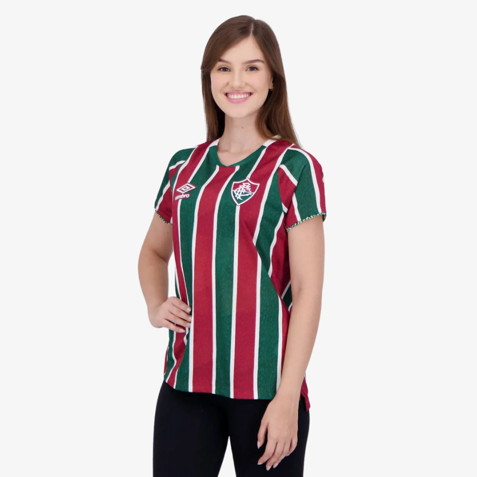 Camisa Feminina Umbro Fluminense 2024/25 I Camisa Feminina Umbro Fluminense 2024/25 I
