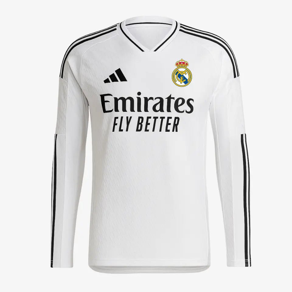 Camisa adidas Real Madrid 2024/25 I Manga Longa Jogador Camisa adidas Real Madrid 2024/25 I Manga Longa Jogador