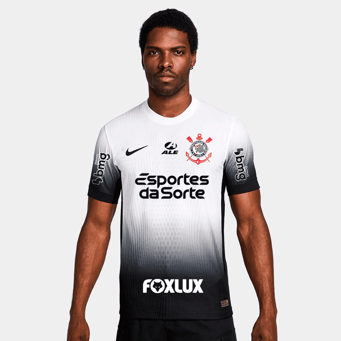 Camisa Nike Corinthians 2024/25 I Jogador Com Patrocínios Camisa Nike Corinthians 2024/25 I Jogador Com Patrocínios