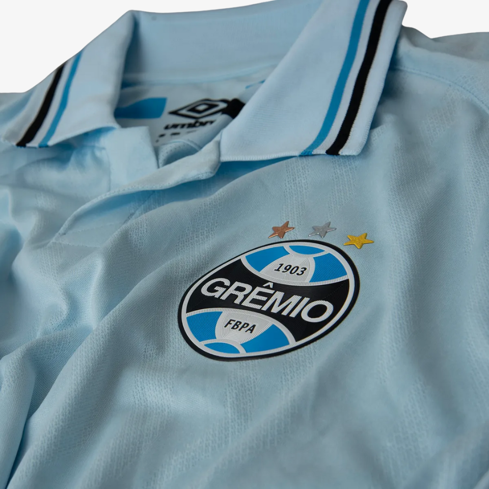 Camisa Umbro Grêmio 2025/26 II Azul Celeste Jogador Camisa Umbro Grêmio 2025/26 II Azul Celeste Jogador