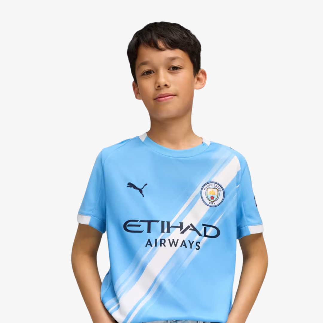 Conjunto Infantil Puma Manchester City 2025/26 I Conjunto Infantil Puma Manchester City 2025/26 I