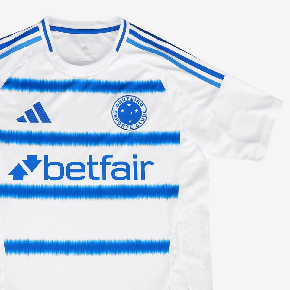 Camisa Adidas Cruzeiro 2025/26 II KAIKI N° 6 Camisa Adidas Cruzeiro 2025/26 II KAIKI N° 6