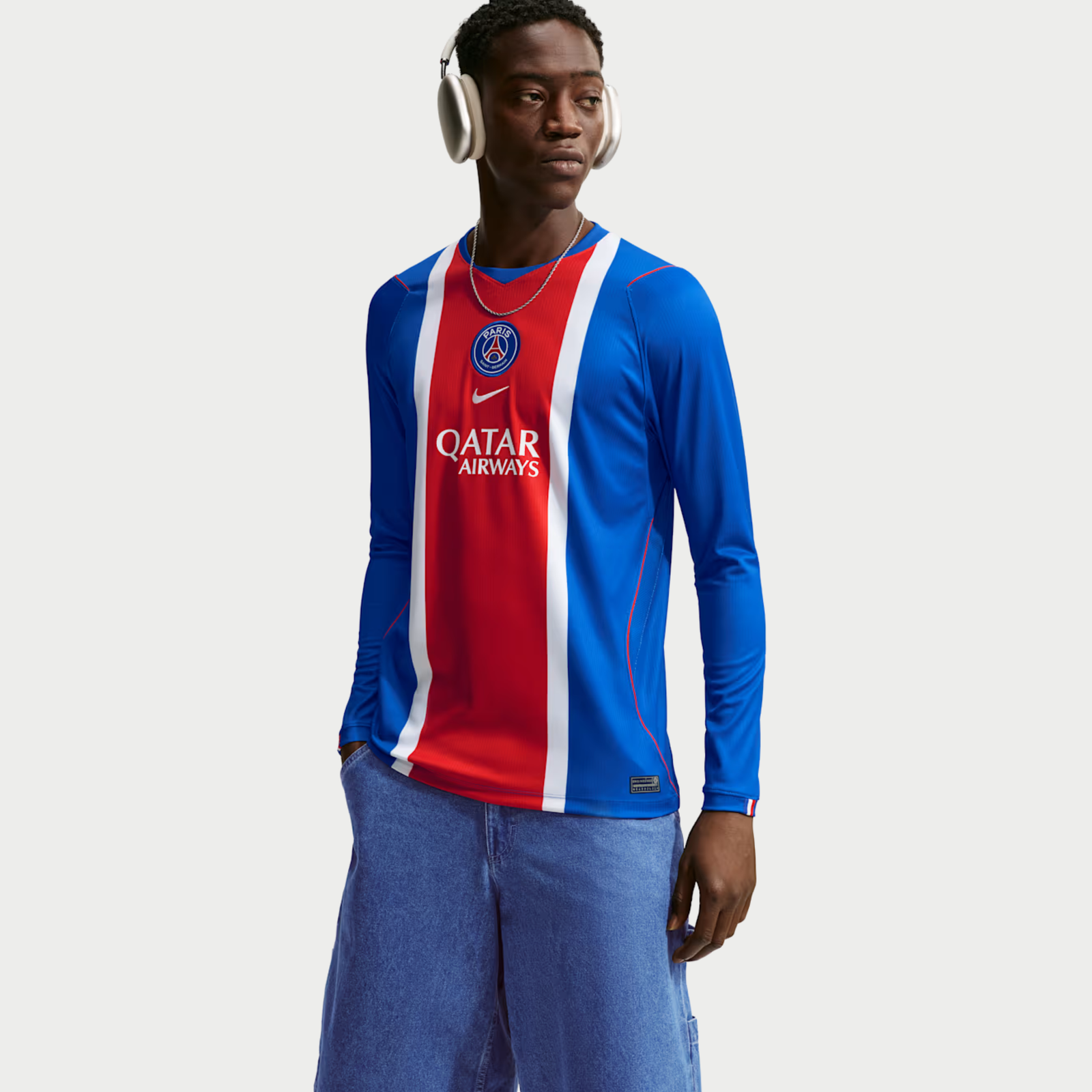 Camisa Manga Longa Nike PSG 2026/27 I Camisa Manga Longa Nike PSG 2026/27 I