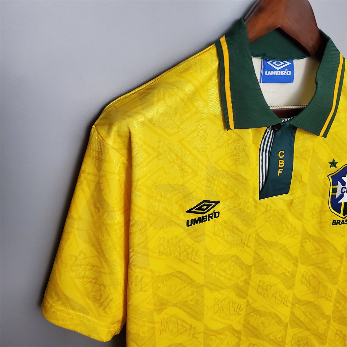 Camisa Seleção Brasil Home - Retrô 1991/92 Camisa Seleção Brasil Home - Retrô 1991/92