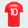 Camisa Adidas Internacional 2025/26 I - A. Patrick N° 10