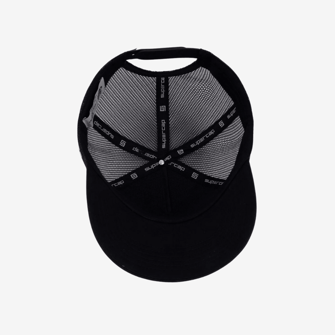 Boné Santos Trucker Preto e Branco Boné Santos Trucker Preto e Branco