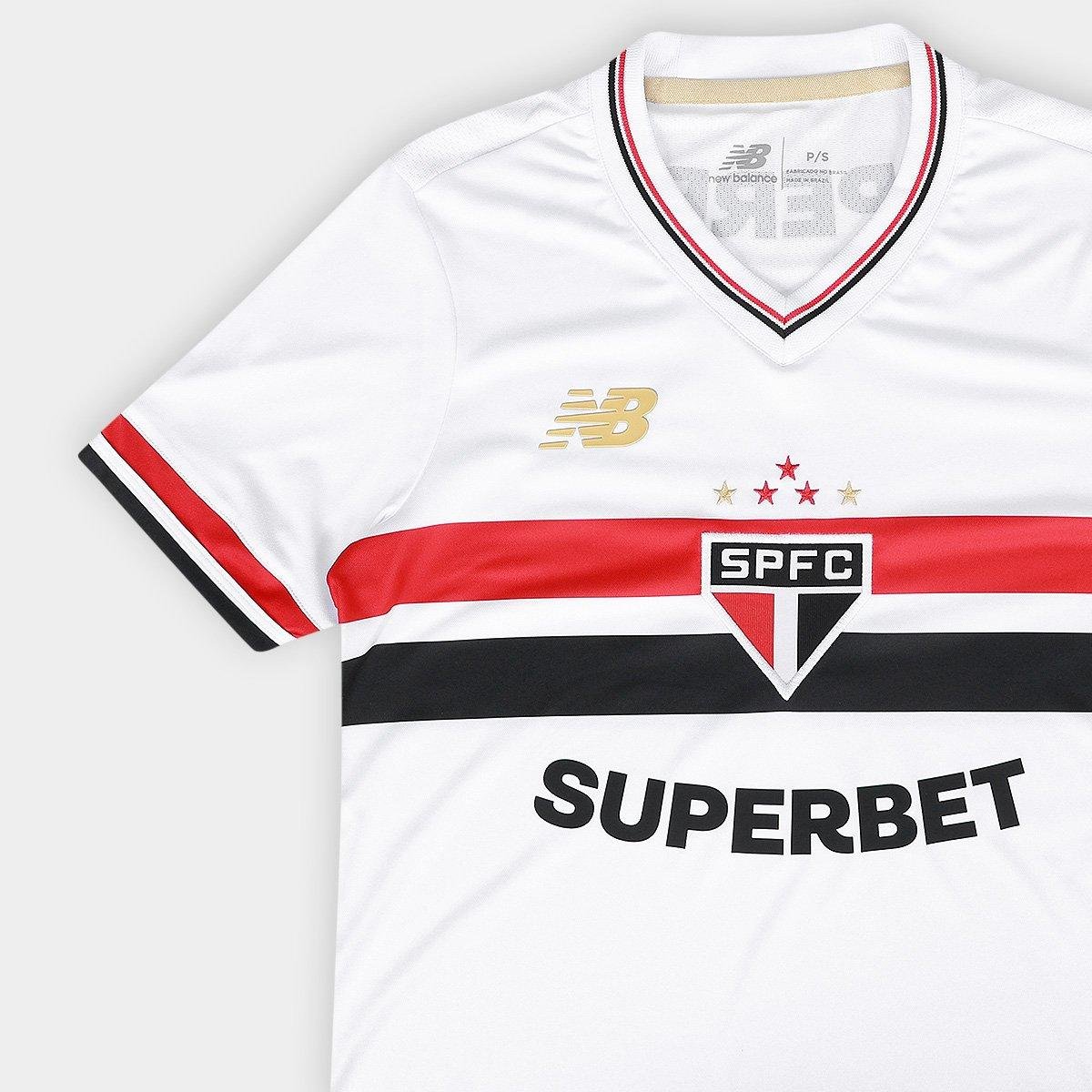 Camisa Feminina New Balance São Paulo 2025/26 I Camisa Feminina New Balance São Paulo 2025/26 I