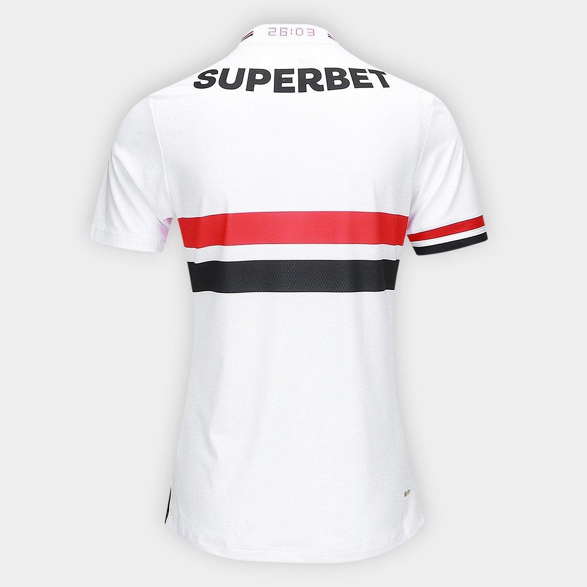 Camisa Feminina New Balance São Paulo 2025/26 I Camisa Feminina New Balance São Paulo 2025/26 I