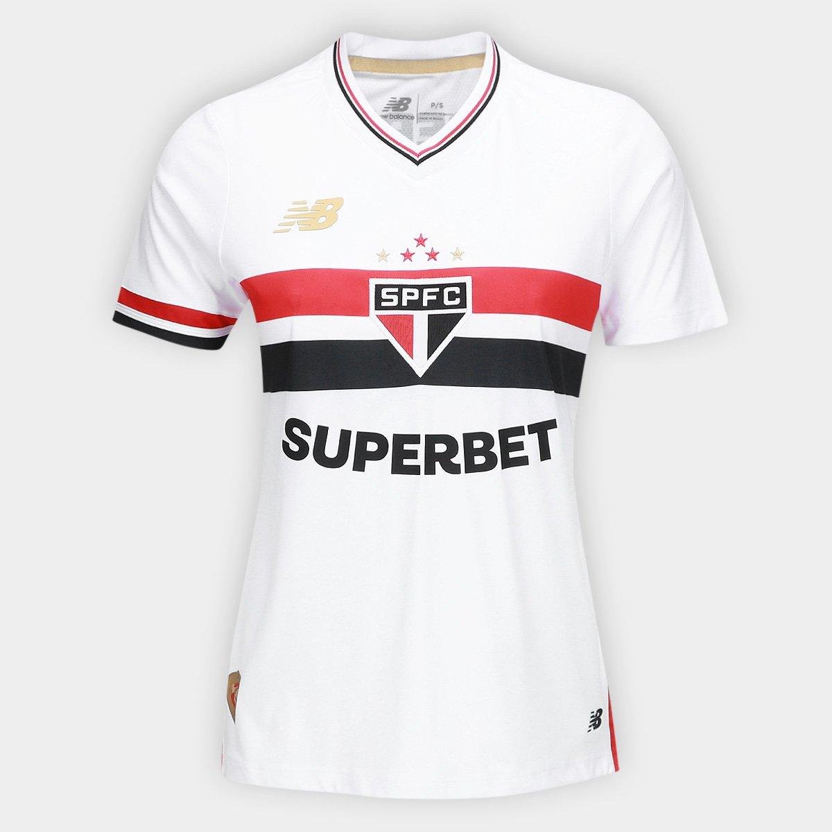 Camisa Feminina New Balance São Paulo 2025/26 I Camisa Feminina New Balance São Paulo 2025/26 I