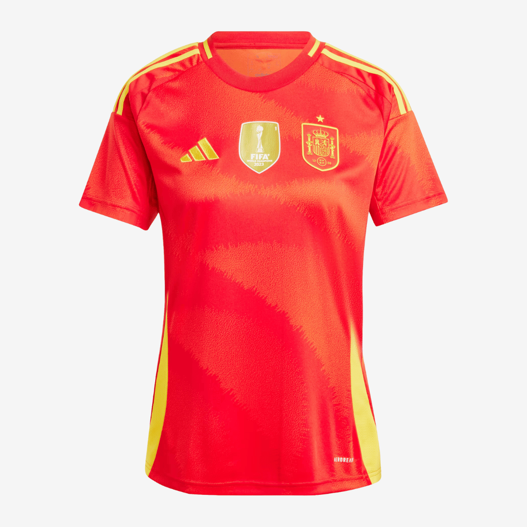 Camisa Feminina adidas Espanha 2024 I Camisa Feminina adidas Espanha 2024 I