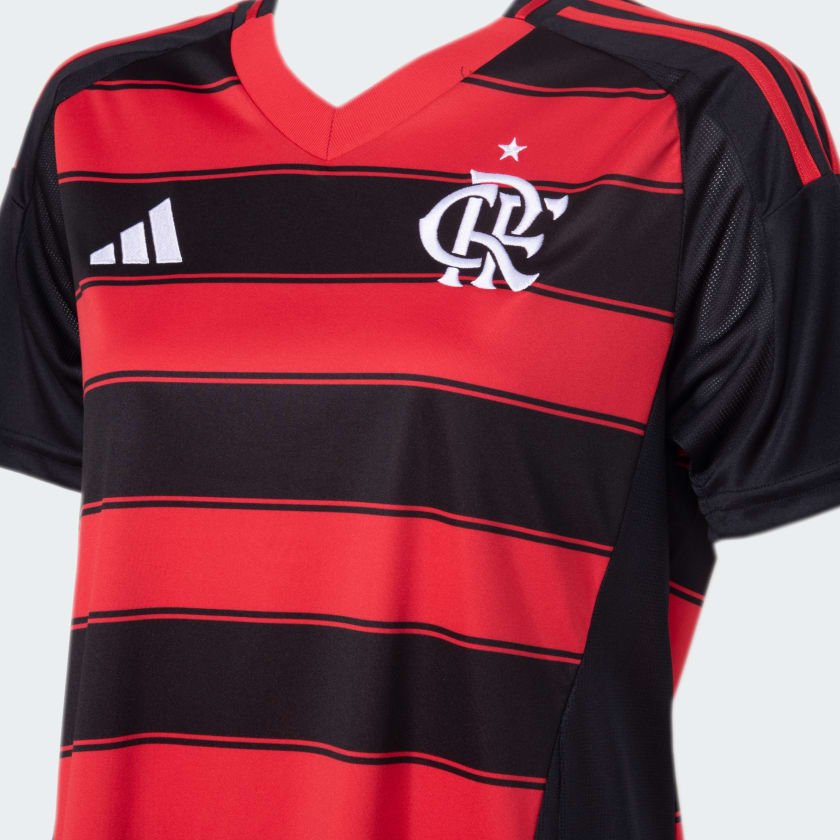 Camisa Feminina Adidas Flamengo 2025/26 I Camisa Feminina Adidas Flamengo 2025/26 I