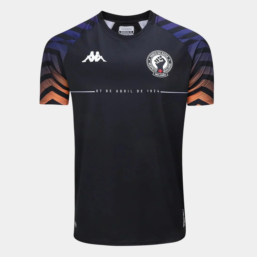 Camisa Kappa Vasco da Gama Aquecimento 2024/25 Masculina Camisa Kappa Vasco da Gama Aquecimento 2024/25 Masculina