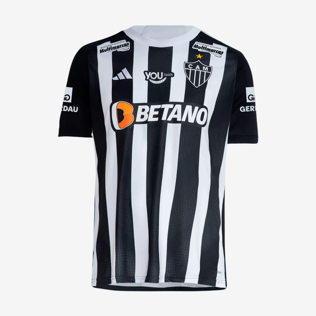 Camisa adidas Atlético Mineiro 2024/25 I Com Patrocínios Camisa adidas Atlético Mineiro 2024/25 I Com Patrocínios