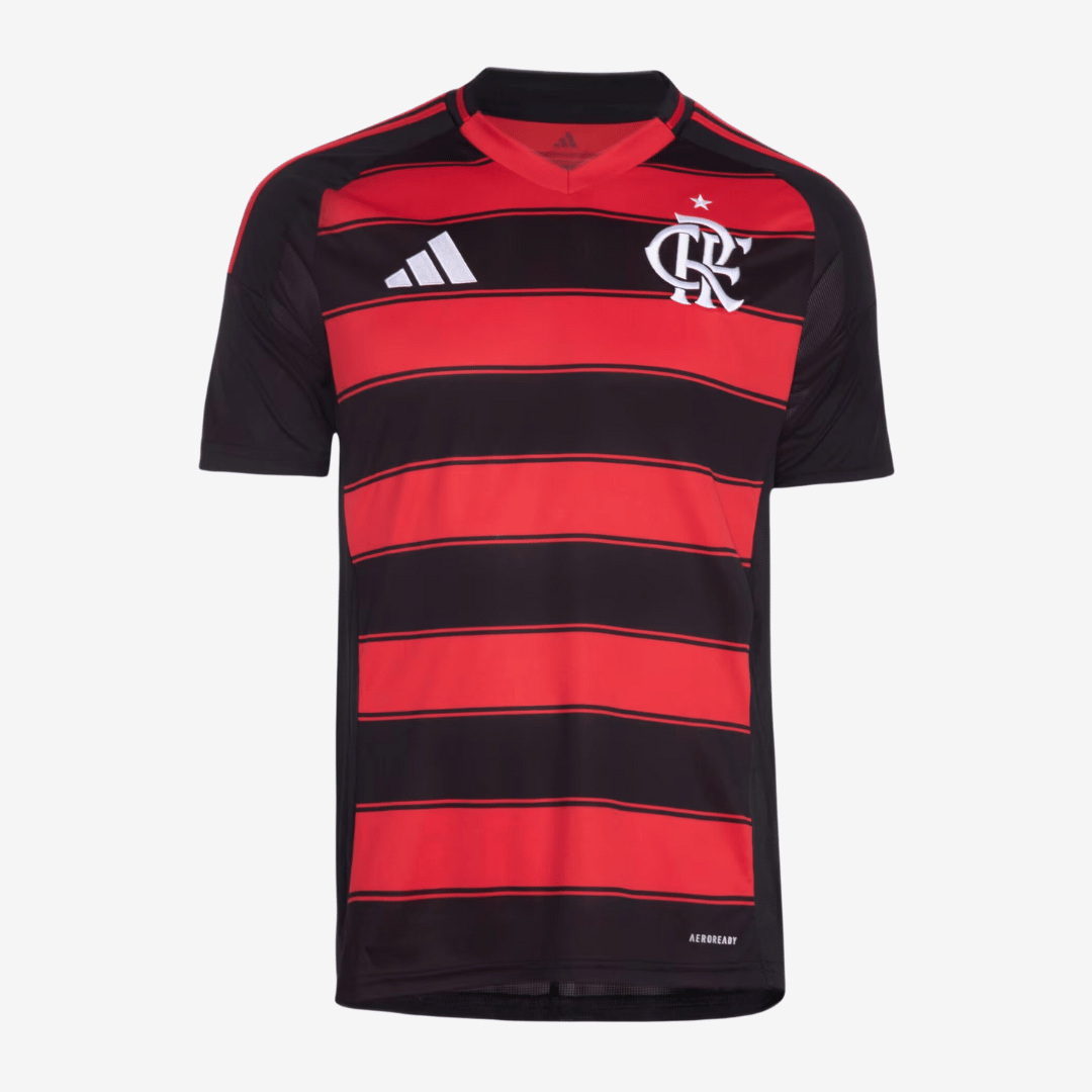 Camisa Adidas Flamengo 2025/26 I B. HENRIQUE N° 27 Camisa Adidas Flamengo 2025/26 I B. HENRIQUE N° 27