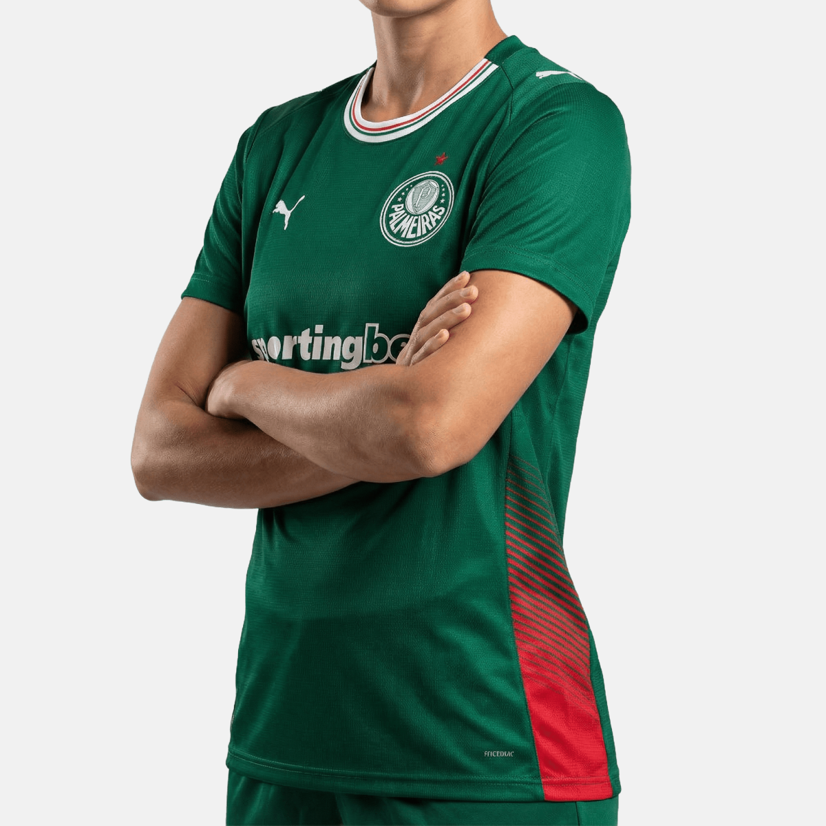 Camisa Feminina Puma Palmeiras 2026/27 I Camisa Feminina Puma Palmeiras 2026/27 I