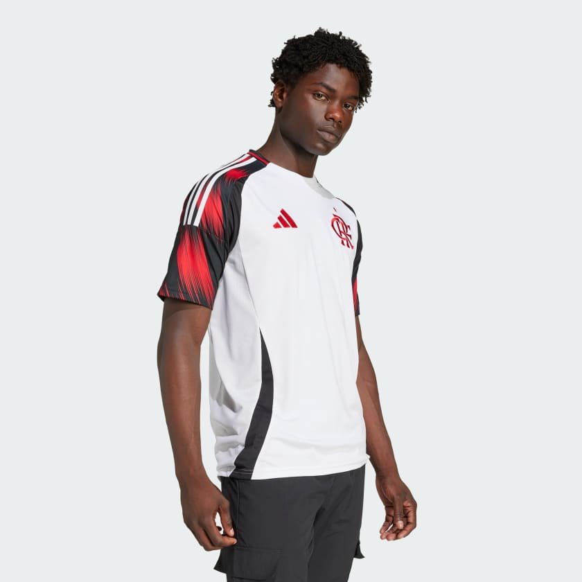Camisa Adidas Flamengo 2025/26 II DE LA CRUZ N° 18 Camisa Adidas Flamengo 2025/26 II DE LA CRUZ N° 18