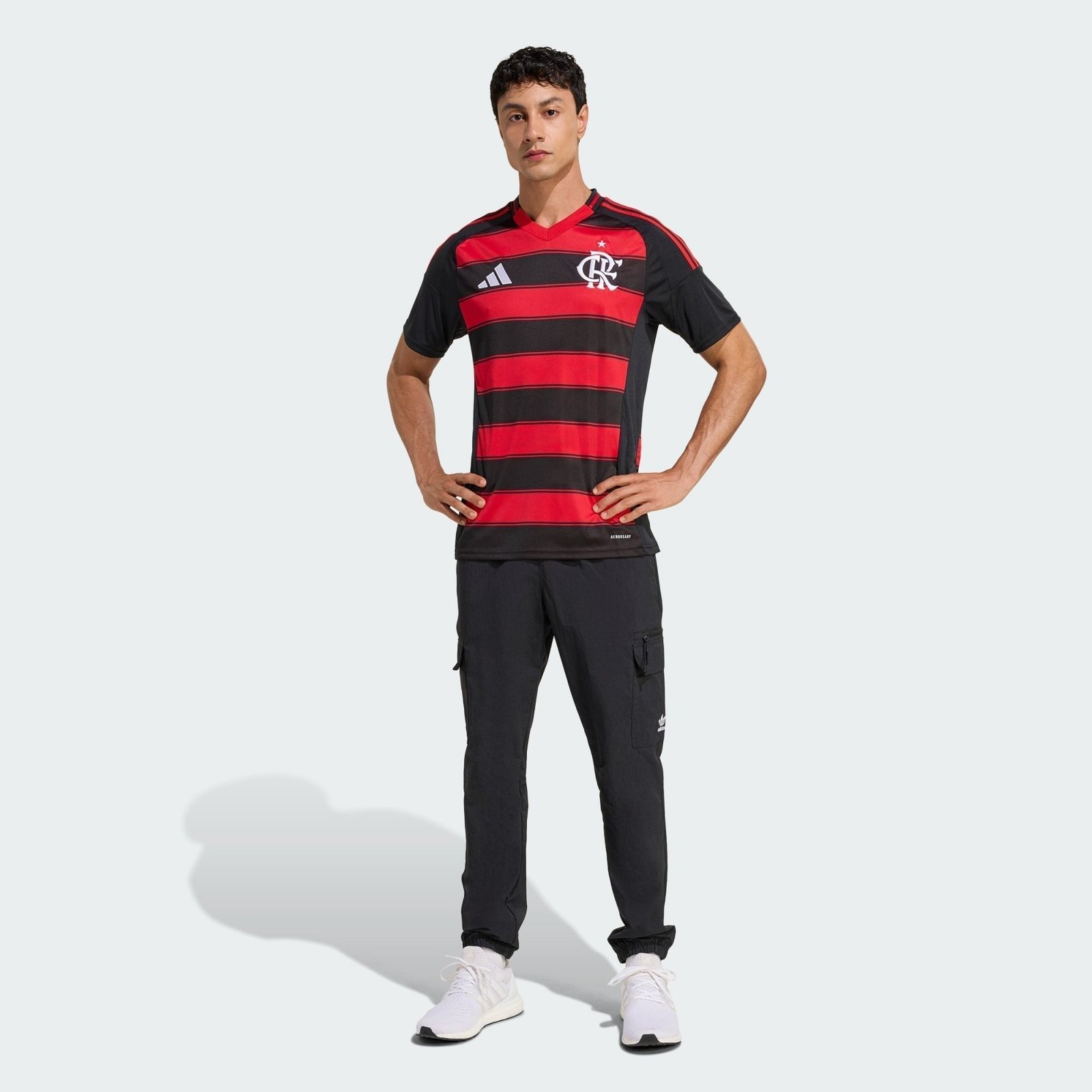 Camisa Adidas Flamengo 2025/26 I B. HENRIQUE N° 27 Camisa Adidas Flamengo 2025/26 I B. HENRIQUE N° 27