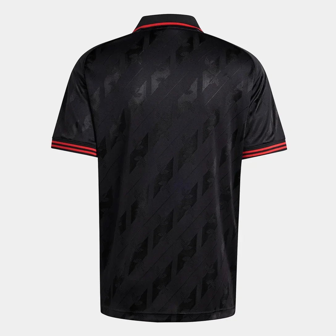 Camisa Flamengo Lifestyler 25/26 Adidas Masculina - Preto Camisa Flamengo Lifestyler 25/26 Adidas Masculina - Preto