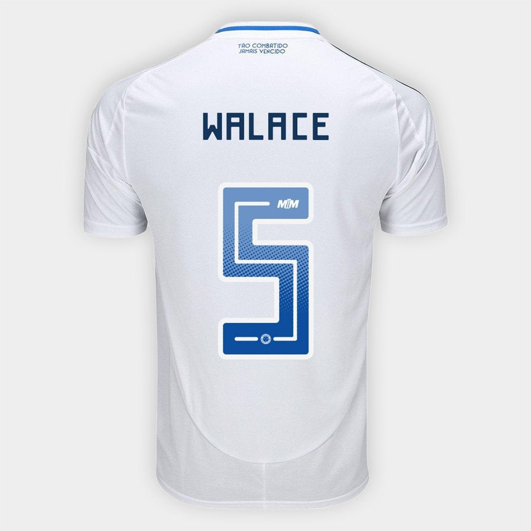 Camisa Adidas Cruzeiro 2025/26 II WALACE N° 5 Camisa Adidas Cruzeiro 2025/26 II WALACE N° 5
