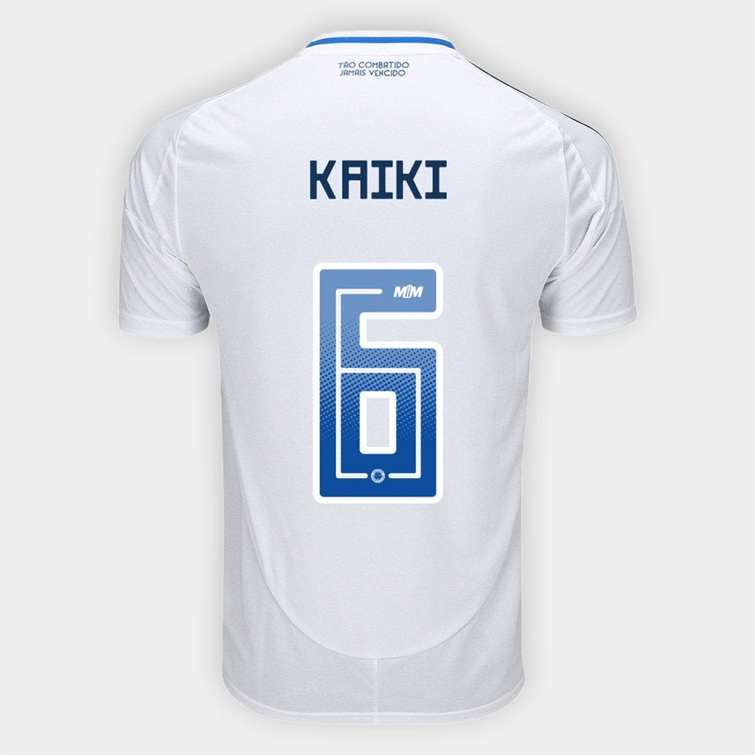 Camisa Adidas Cruzeiro 2025/26 II KAIKI N° 6 Camisa Adidas Cruzeiro 2025/26 II KAIKI N° 6