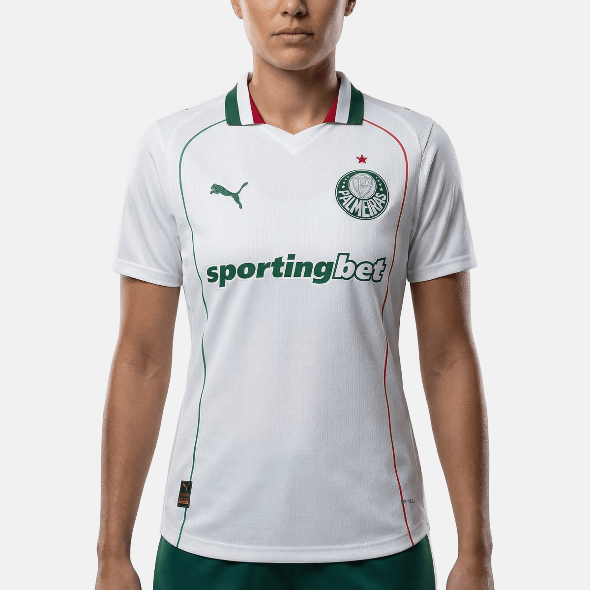 Camisa Feminina Puma Palmeiras 2026/27 II Camisa Feminina Puma Palmeiras 2026/27 II