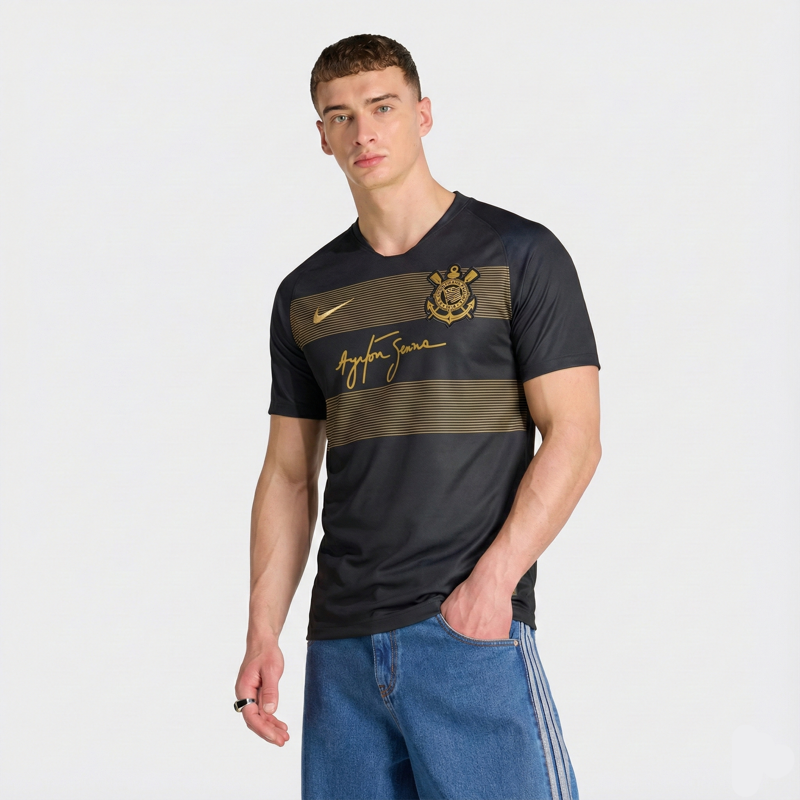 Camisa Retrô Corinthians 2018/19 II Ayrton Senna Camisa Retrô Corinthians 2018/19 II Ayrton Senna