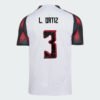 Camisa Adidas Flamengo 2025/26 II LÉO ORTIZ N° 3