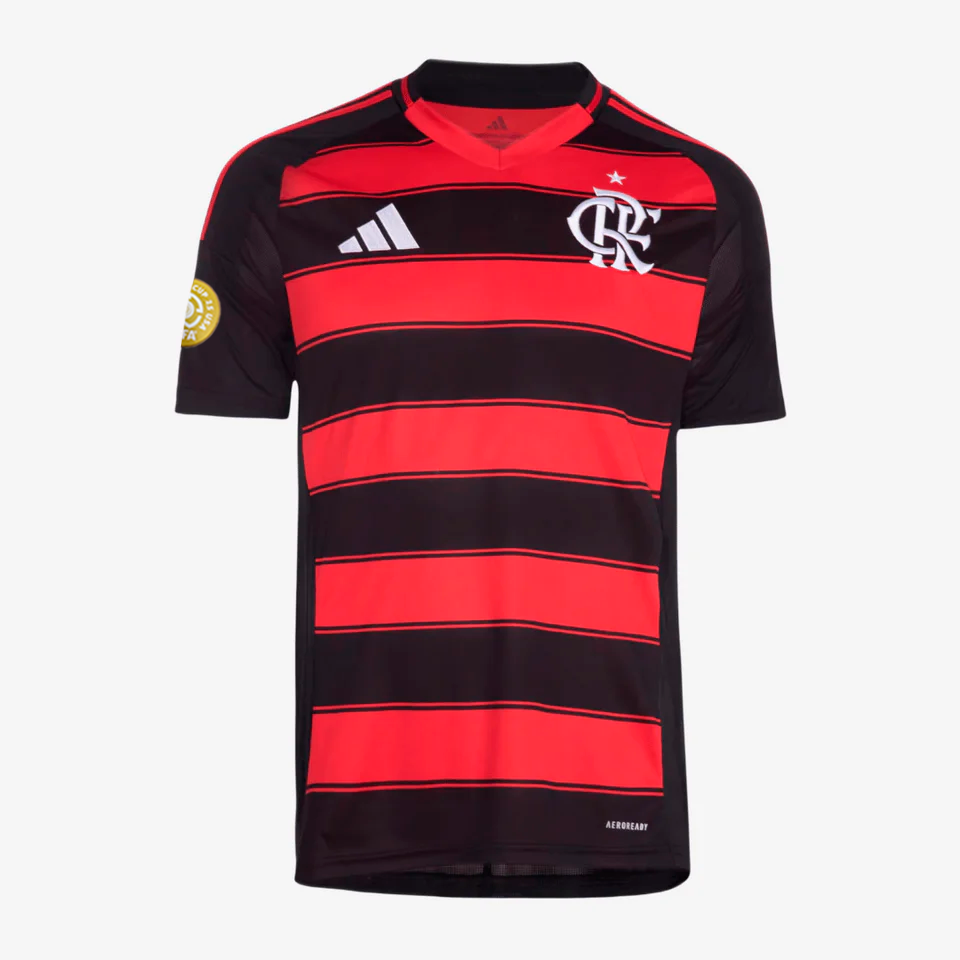 Camisa Adidas Flamengo 2025/26 I Camisa Adidas Flamengo 2025/26 I