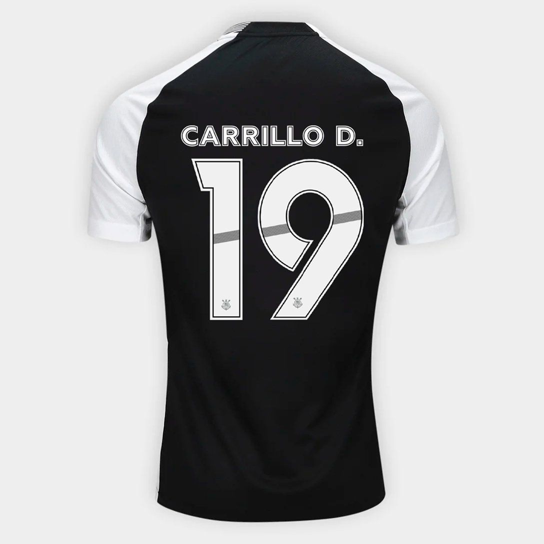 Camisa Corinthians 2025/26 II CARRILLO D. N° 19 Camisa Corinthians 2025/26 II CARRILLO D. N° 19