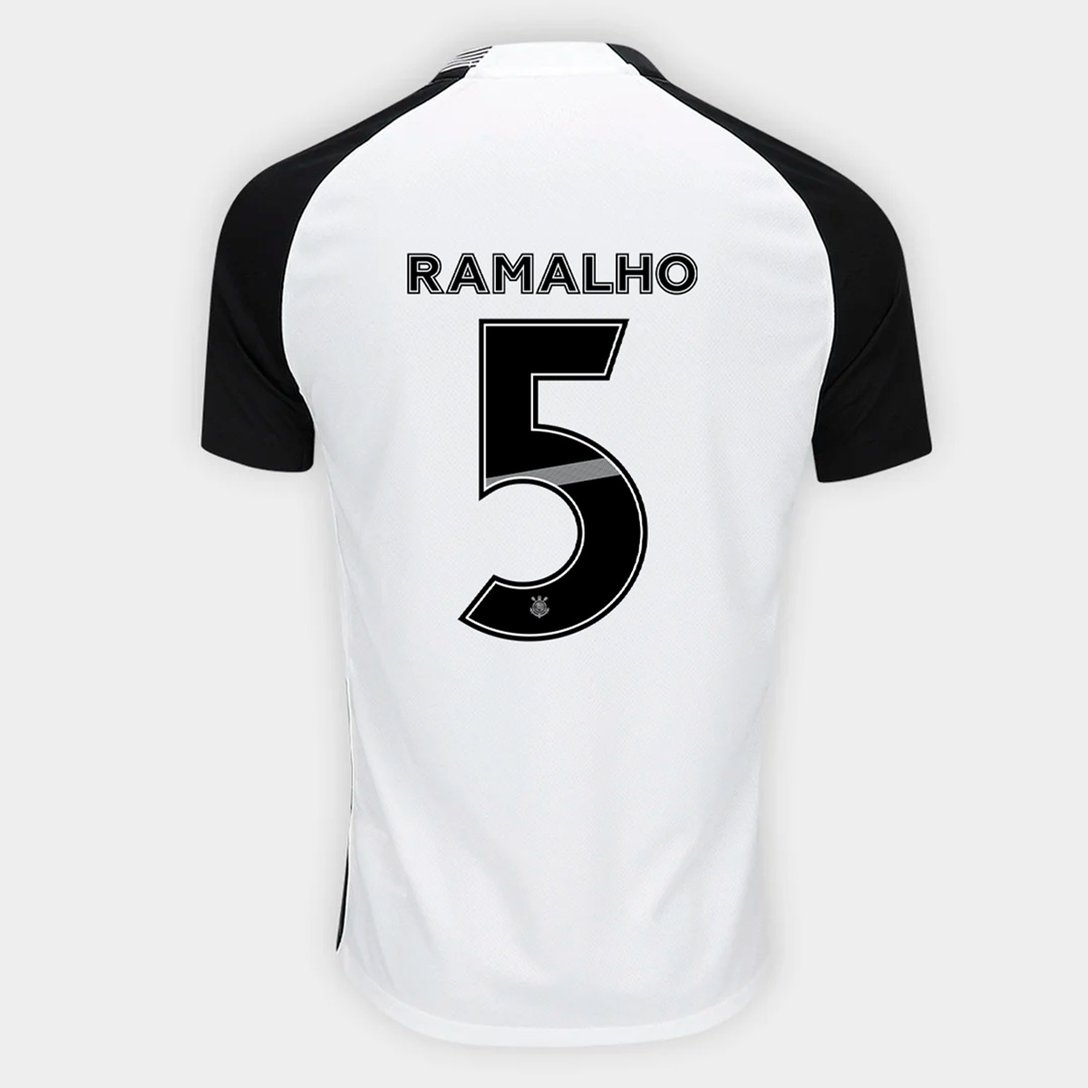 Camisa Corinthians 2025/26 I RAMALHO N° 5 Camisa Corinthians 2025/26 I RAMALHO N° 5