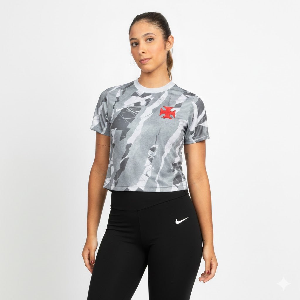 Camisa Feminina Vasco 2026/27 Pré-Jogo Camisa Feminina Vasco 2026/27 Pré-Jogo